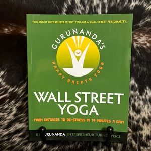 New Gurunandas Happy Breath Yoga book / Wall Street Yoga